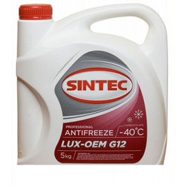 Антифриз красный G12 5 кг. "SINTEC LUX": фото