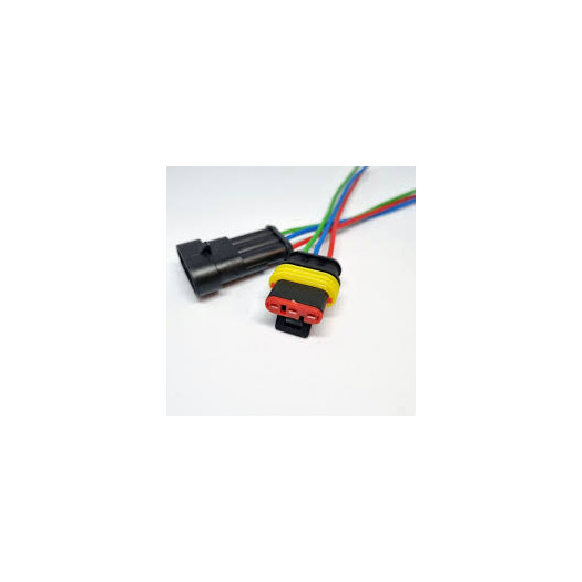 Разъем электропроводки с проводами (3 конт.): фото